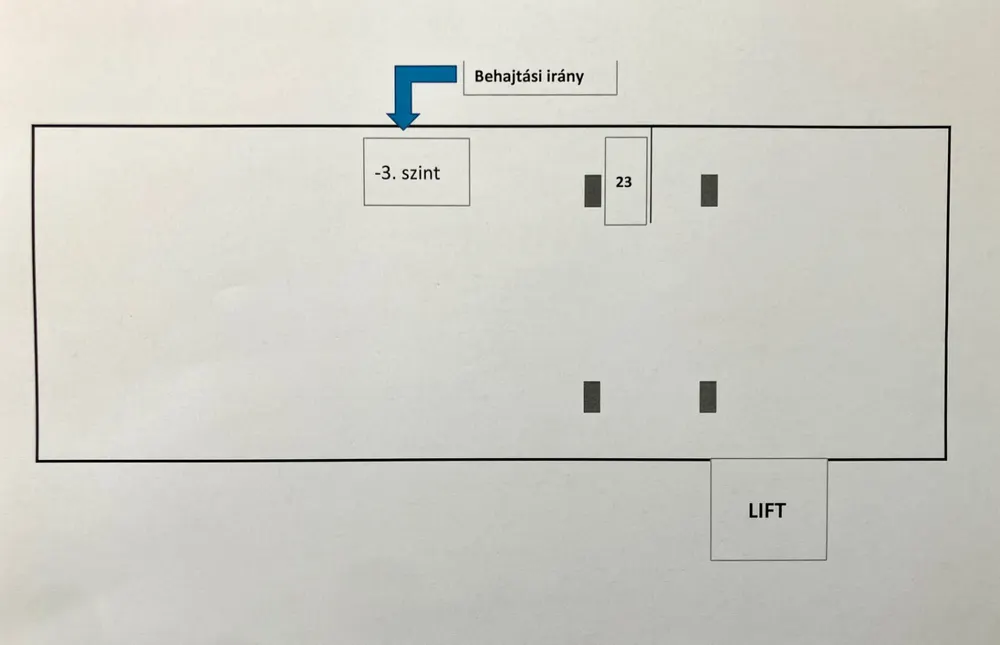 Kiadó garázs Erzsébetvárosban – 14 m², 37 000 Ft/hó 2